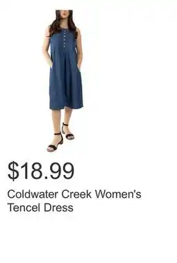 Costco Coldwater Creek Women's Tencel Dress offer