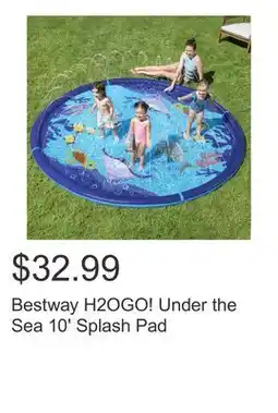 Costco Bestway H2OGO! Under the Sea 10' Splash Pad offer