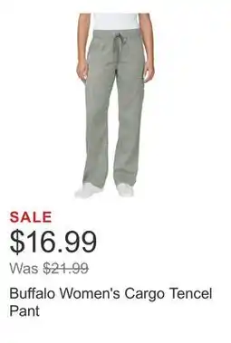 Costco Buffalo Women's Cargo Tencel Pant offer