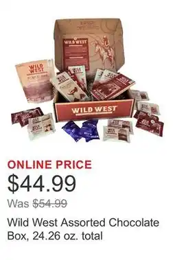 Costco Wild West Assorted Chocolate Box, 24.26 oz. total offer
