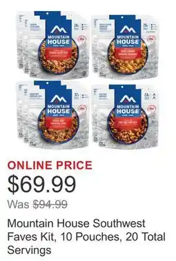 Costco Mountain House Southwest Faves Kit, 10 Pouches, 20 Total Servings offer