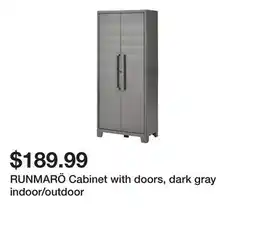 Ikea RUNMARÖ Cabinet with doors, dark gray indoor/outdoor offer