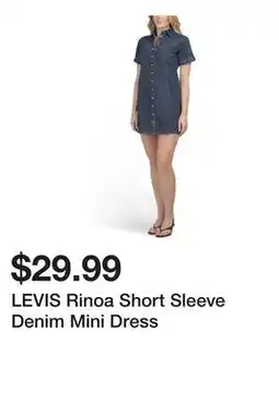 Marshalls LEVIS Rinoa Short Sleeve Denim Mini Dress offer