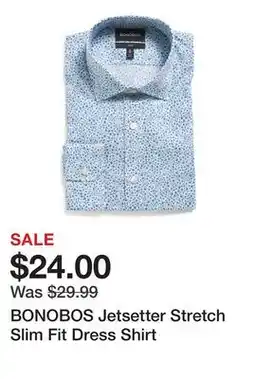 Marshalls BONOBOS Jetsetter Stretch Slim Fit Dress Shirt offer