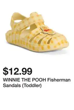 Marshalls WINNIE THE POOH Fisherman Sandals (Toddler) offer