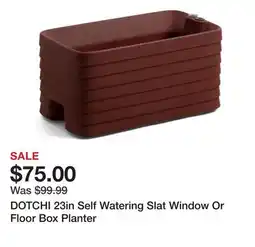 Marshalls DOTCHI 23in Self Watering Slat Window Or Floor Box Planter offer