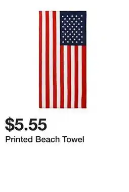 Five Below Printed Beach Towel offer
