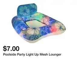 Five Below Poolside Party Light Up Mesh Lounger offer