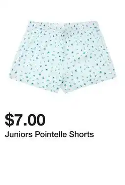 Five Below Juniors Pointelle Shorts offer