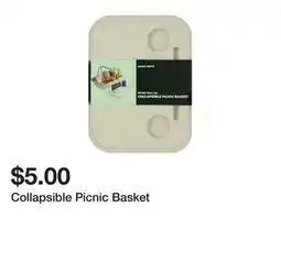 Five Below Collapsible Picnic Basket offer
