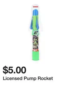 Five Below Licensed Pump Rocket offer