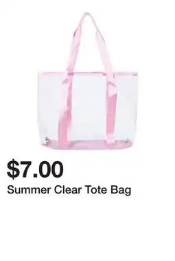 Five Below Summer Clear Tote Bag offer