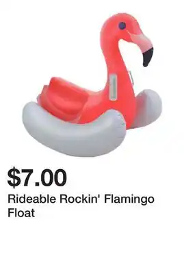 Five Below Rideable Rockin' Flamingo Float offer