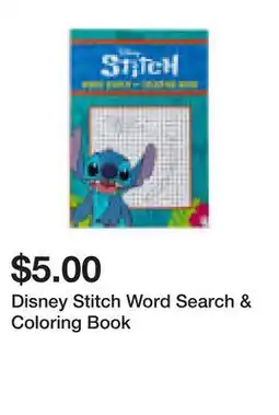 Five Below Disney Stitch Word Search & Coloring Book offer