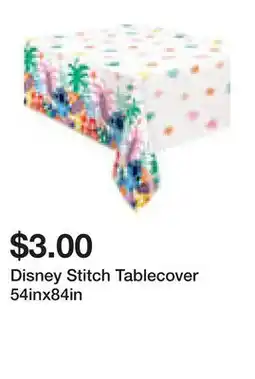 Five Below Disney Stitch Tablecover 54inx84in offer