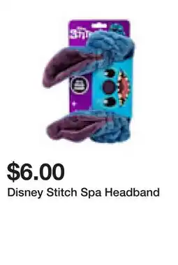 Five Below Disney Stitch Spa Headband offer