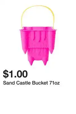 Five Below Sand Castle Bucket 71oz offer