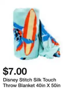Five Below Disney Stitch Silk Touch Throw Blanket 40in X 50in offer