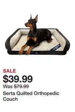 Tractor Supply Company Serta Quilted Orthopedic Couch offer