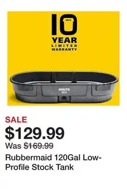 Tractor Supply Company Rubbermaid 120Gal Low-Profile Stock Tank offer