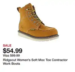 Tractor Supply Company Ridgecut Women's Soft Moc Toe Contractor Work Boots offer