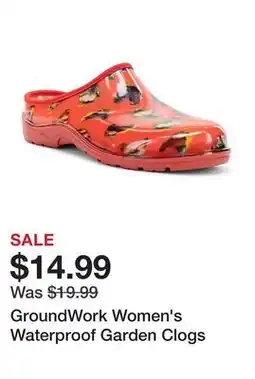 Tractor Supply Company GroundWork Women's Waterproof Garden Clogs offer