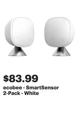 Best Buy ecobee - SmartSensor 2-Pack - White offer