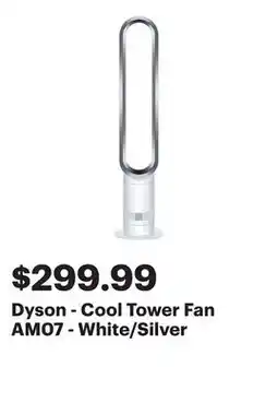 Best Buy Dyson - Cool Tower Fan AM07 - White/Silver offer