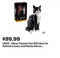 Best Buy LEGO - Ideas Tuxedo Cat Gift Idea for Animal-Lovers and Home Décor 21349 offer