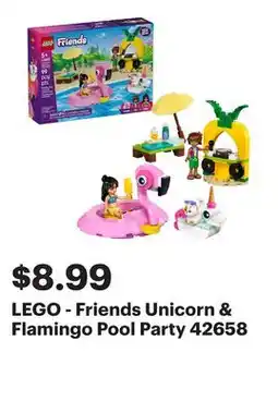 Best Buy LEGO - Friends Unicorn & Flamingo Pool Party 42658 offer