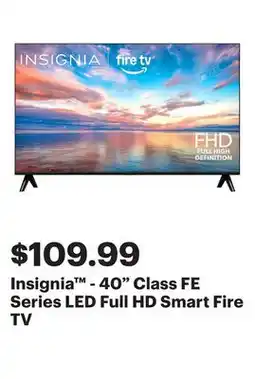 Best Buy Insignia - 40 Class FE Series LED Full HD Smart Fire TV offer
