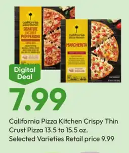Stater Bros California Pizza Kitchen Crispy Thin Crust Pizza offer