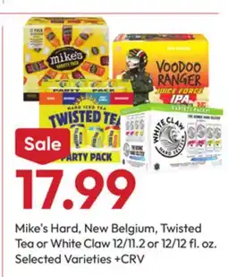 Stater Bros Mike's Hard, New Belgium, Twisted Tea or White Claw offer