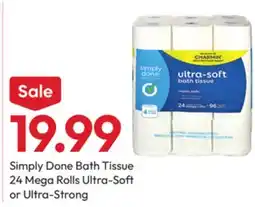 Stater Bros Simply Done Bath Tissue offer