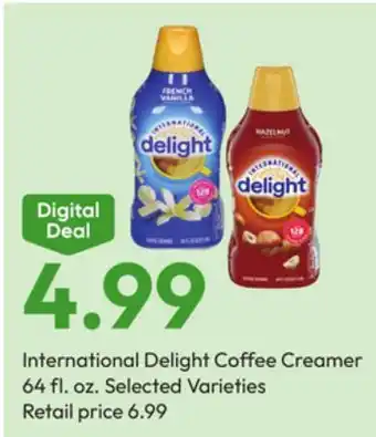 Stater Bros International Delight Coffee Creamer offer