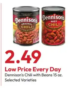 Stater Bros Dennison's Chili with Beans offer