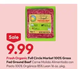 Stater Bros Full Circle Market 100% Grass Fed Ground Beef offer