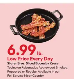 Stater Bros Stater Bros. Sliced Bacon by Kruse offer