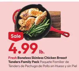 Stater Bros Fresh Boneless Skinless Chicken Breast Tenders offer