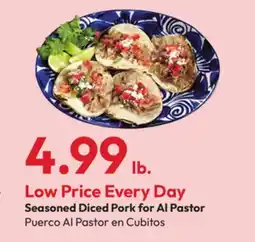 Stater Bros Seasoned Diced Pork for Al Pastor offer