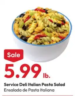 Stater Bros Service Deli Italian Pasta Salad offer