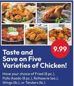 Stater Bros Taste and Save on Five Varieties of Chicken! offer