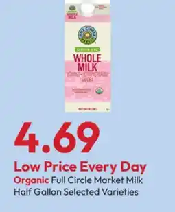 Stater Bros Organic Full Circle Market Milk offer