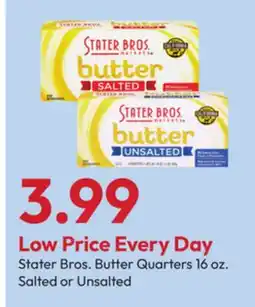 Stater Bros Stater Bros. Butter Quarters offer