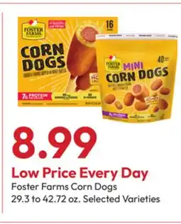 Stater Bros Foster Farms Corn Dogs offer