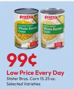 Stater Bros Stater Bros. Corn offer