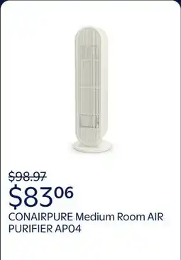 Walmart CONAIRPURE Medium Room AIR PURIFIER AP04 offer