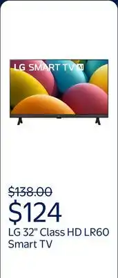 Walmart LG 32 Class HD LR60 Smart TV offer