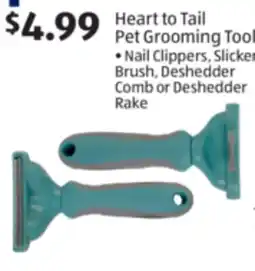 Aldi Heart to Tail Pet Grooming Tool offer
