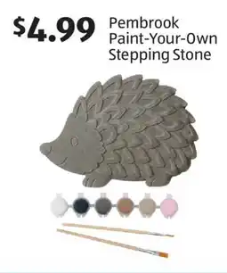 Aldi Pembrook Paint-Your-Own Stepping Stone offer